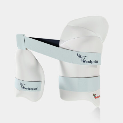 Woodpecker Cricket Thigh Guard - Light Grey, 2-Strip Design